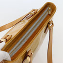 LOUIS VUITTON Monogram Vernis Houston Hand Bag Gris M91053 LV Auth 144065-6