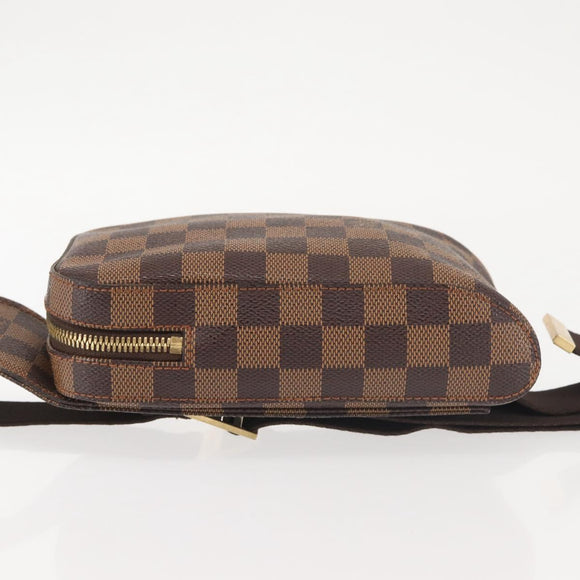 LOUIS VUITTON Damier Ebene Geronimos Shoulder Bag N51994 LV Auth 144068