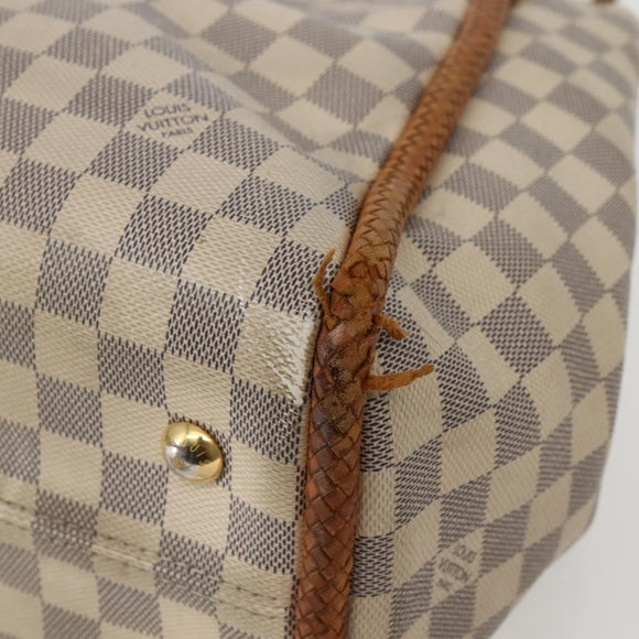 LOUIS VUITTON Damier Azur Propriano Tote Bag N44027 LV Auth 144070
