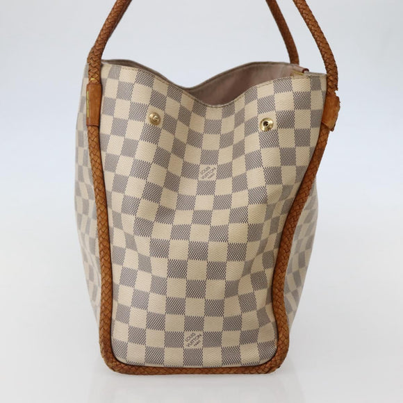 LOUIS VUITTON Damier Azur Propriano Tote Bag N44027 LV Auth 144070