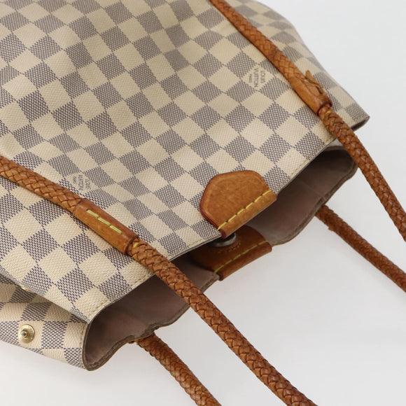 LOUIS VUITTON Damier Azur Propriano Tote Bag N44027 LV Auth 144070