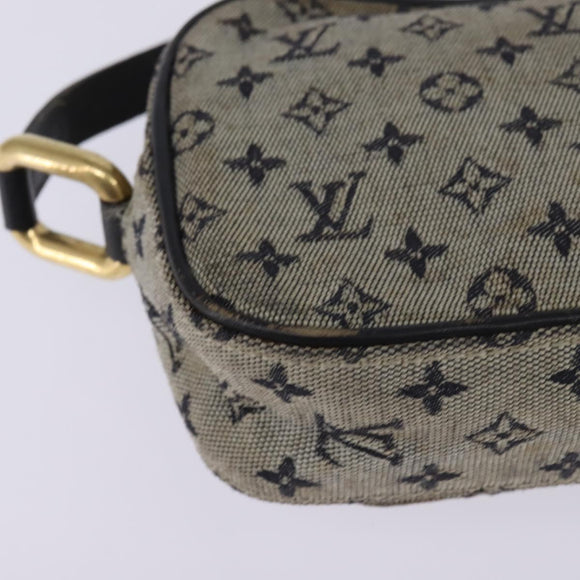 LOUIS VUITTON Monogram Mini Juliet MM Shoulder Bag Blue M92004 LV Auth 144071