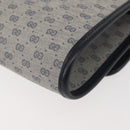 GUCCI Micro GG Supreme Shoulder Bag PVC Navy Gold 004 89 1041 Auth 144072-16