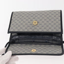 GUCCI Micro GG Supreme Shoulder Bag PVC Navy Gold 004 89 1041 Auth 144072-10