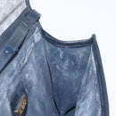 GUCCI Micro GG Supreme Shoulder Bag PVC Navy Gold 004 89 1041 Auth 144072-19