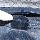 GUCCI Micro GG Supreme Shoulder Bag PVC Navy Gold 004 89 1041 Auth 144072-12