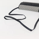 GUCCI Micro GG Supreme Shoulder Bag PVC Navy Gold 004 89 1041 Auth 144072-7