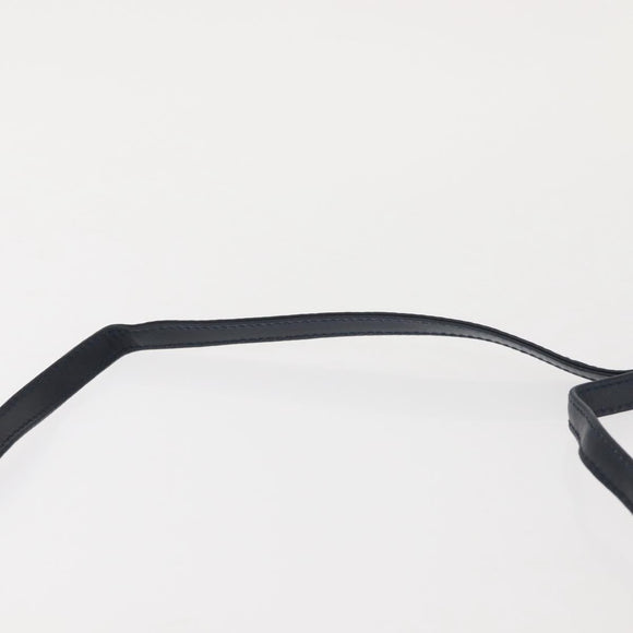 GUCCI Micro GG Supreme Shoulder Bag PVC Navy Gold 004 89 1041 Auth 144072