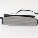 GUCCI Micro GG Supreme Shoulder Bag PVC Navy Gold 004 89 1041 Auth 144072-5