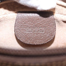 GUCCI GG Supreme Shoulder Bag PVC Beige Silver 001 58 6594 Auth 144076-16