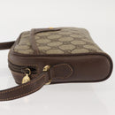 GUCCI GG Supreme Shoulder Bag PVC Beige Silver 001 58 6594 Auth 144076-5