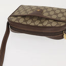 GUCCI GG Supreme Shoulder Bag PVC Beige Silver 001 58 6594 Auth 144076-6