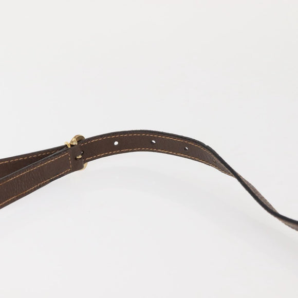 GUCCI GG Supreme Shoulder Bag PVC Beige Silver 001 58 6594 Auth 144076