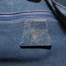 GUCCI GG Supreme Horsebit Shoulder Bag PVC Navy Gold 23 01 3373 Auth 144078-10