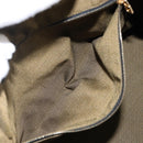 FENDI Zucca Canvas Vanity Bag Black Brown gold Auth 144081-20