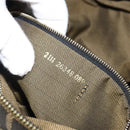 FENDI Zucca Canvas Vanity Bag Black Brown gold Auth 144081-21