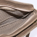 FENDI Zucchino Canvas Shoulder Bag Enamel Beige Auth 144084-17