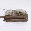 FENDI Zucchino Canvas Shoulder Bag Enamel Beige Auth 144084-3