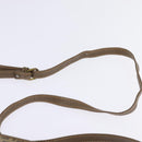 FENDI Zucchino Canvas Shoulder Bag Enamel Beige Auth 144084-8