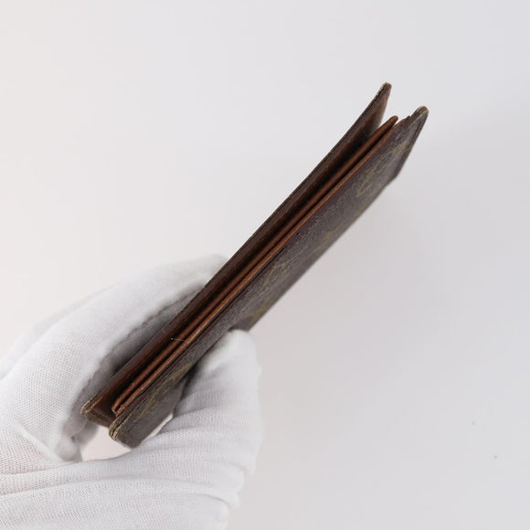 LOUIS VUITTON Monogram Porte 2 Cult Vertical Pass Case 2Set M60533 Auth 144086