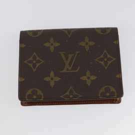 LOUIS VUITTON Monogram Porte 2 Cult Vertical Pass Case 2Set M60533 Auth 144086 - 0