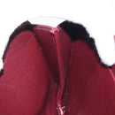 Christian Dior Trotter Canvas Shoulder Bag Red Gold Auth 144089-21