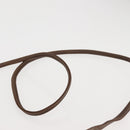 LOEWE Anagram Shoulder Bag Leather Beige Gold Auth 144092-8