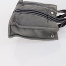 HERMES Fourre Tout PM Hand Bag Canvas 3 Set Gray Red Auth 144094-11