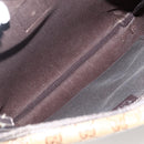 GUCCI GG Crystal Abbey Bag Coated Canvas Outlet Beige Gold 268642 Auth 144095-16