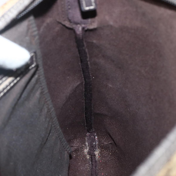 GUCCI GG Crystal Abbey Bag Coated Canvas Outlet Beige Gold 268642 Auth 144095