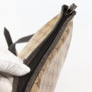 GUCCI GG Crystal Abbey Bag Coated Canvas Outlet Beige Gold 268642 Auth 144095-6