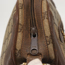 GUCCI GG Supreme Shoulder Bag PVC Beige Silver 001 46 5532 Auth 144096-19