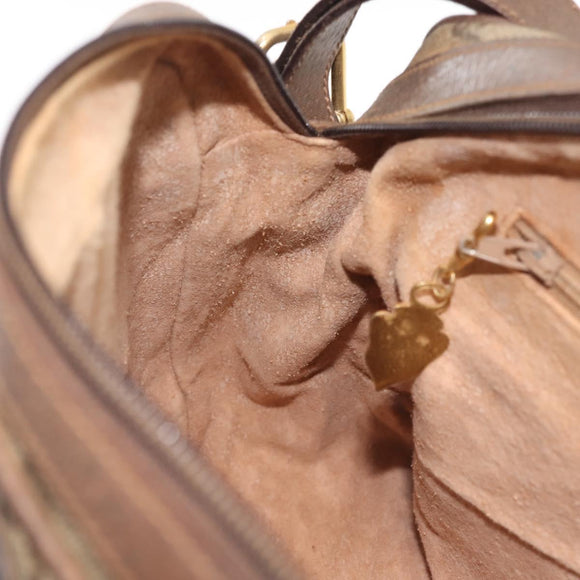 GUCCI GG Supreme Shoulder Bag PVC Beige Silver 001 46 5532 Auth 144096