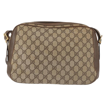 GUCCI GG Supreme Shoulder Bag PVC Beige Silver 001 46 5532 Auth 144096 - 0