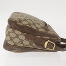 GUCCI GG Supreme Shoulder Bag PVC Beige Silver 001 46 5532 Auth 144096-3