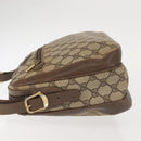 GUCCI GG Supreme Shoulder Bag PVC Beige Silver 001 46 5532 Auth 144096-4