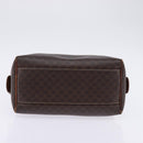 CELINE Macadam Canvas Hand Bag PVC Leather 2way Brown Gold Auth 144099-5