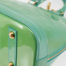 LOUIS VUITTON Monogram Vernis Alma PM Bag Tyu Luco Words M91694 LV Auth 144106-11