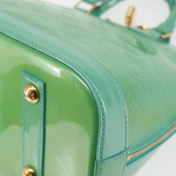 LOUIS VUITTON Monogram Vernis Alma PM Bag Tyu Luco Words M91694 LV Auth 144106