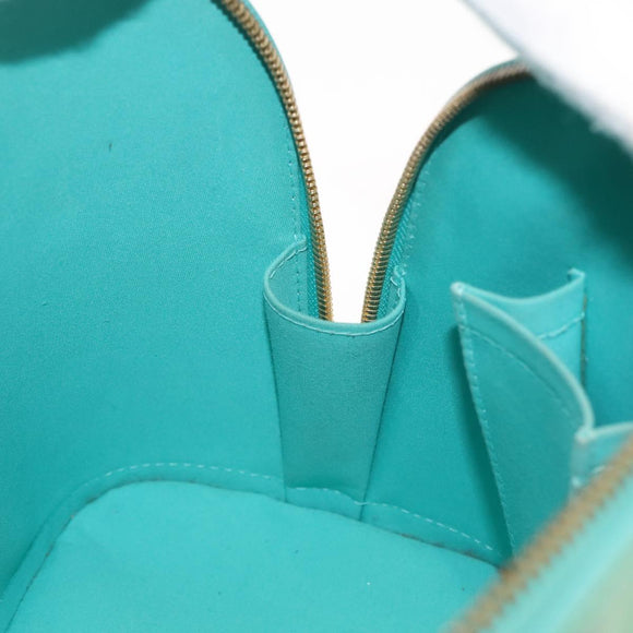 LOUIS VUITTON Monogram Vernis Alma PM Bag Tyu Luco Words M91694 LV Auth 144106