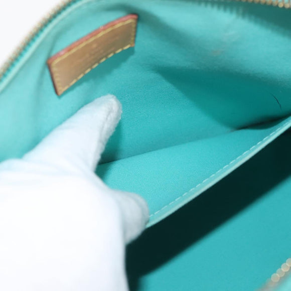 LOUIS VUITTON Monogram Vernis Alma PM Bag Tyu Luco Words M91694 LV Auth 144106