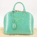 LOUIS VUITTON Monogram Vernis Alma PM Bag Tyu Luco Words M91694 LV Auth 144106-23