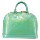 LOUIS VUITTON Monogram Vernis Alma PM Bag Tyu Luco Words M91694 LV Auth 144106-3