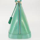 LOUIS VUITTON Monogram Vernis Alma PM Bag Tyu Luco Words M91694 LV Auth 144106-4