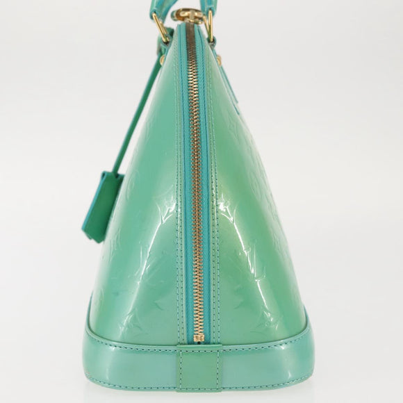 LOUIS VUITTON Monogram Vernis Alma PM Bag Tyu Luco Words M91694 LV Auth 144106