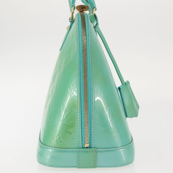 LOUIS VUITTON Monogram Vernis Alma PM Bag Tyu Luco Words M91694 LV Auth 144106