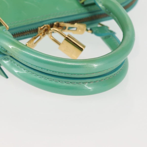 LOUIS VUITTON Monogram Vernis Alma PM Bag Tyu Luco Words M91694 LV Auth 144106