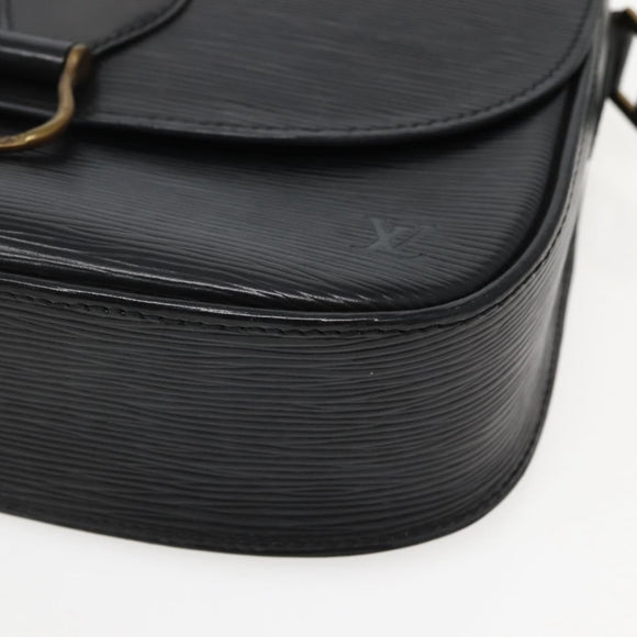 LOUIS VUITTON Epi Monogram Saint Cloud GM Bag Black Noir M52192 LV Auth 144110