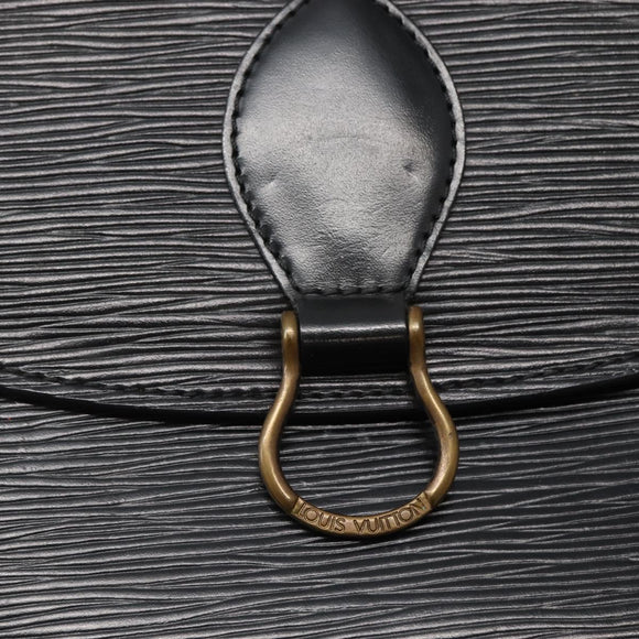 LOUIS VUITTON Epi Monogram Saint Cloud GM Bag Black Noir M52192 LV Auth 144110