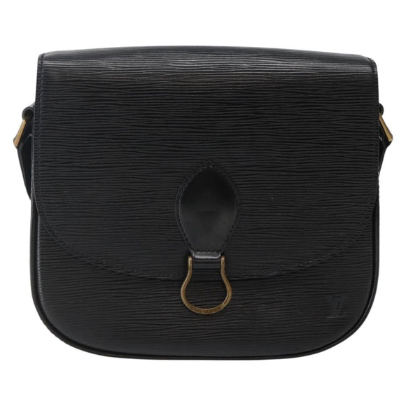 LOUIS VUITTON Epi Monogram Saint Cloud GM Bag Black Noir M52192 LV Auth 144110